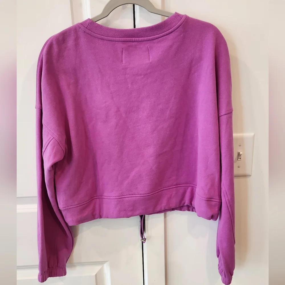 Calvin Klein Women's Vibrant Purple Hoodie - Picture 4 of 4